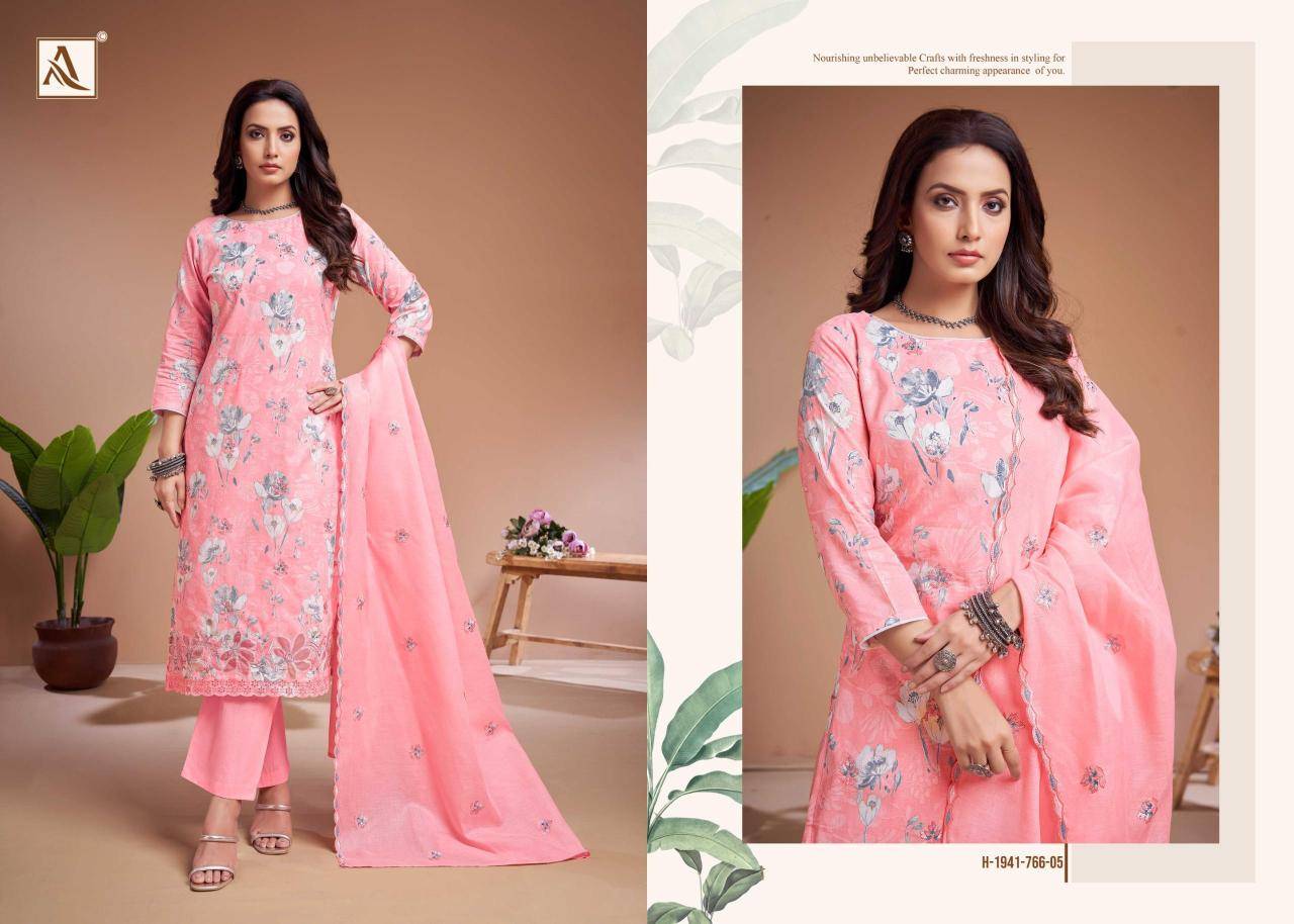 Alok suit khadiza Dress material suppliers in Bangalore